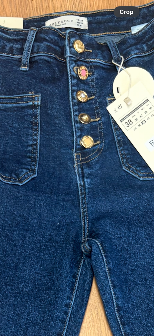 Denim wide leg Jean