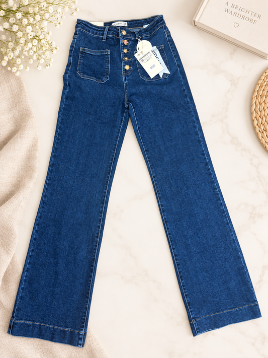 Denim wide leg Jean