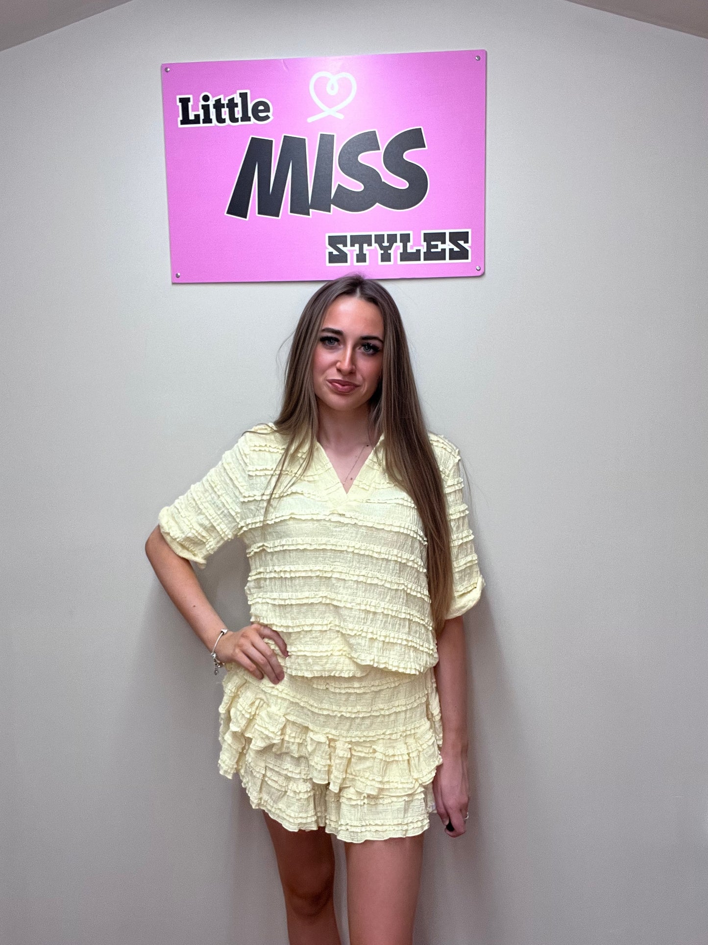 Ruffle skort sets