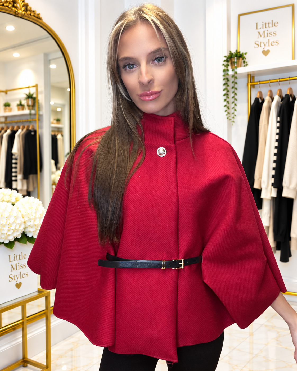 Cape- in red