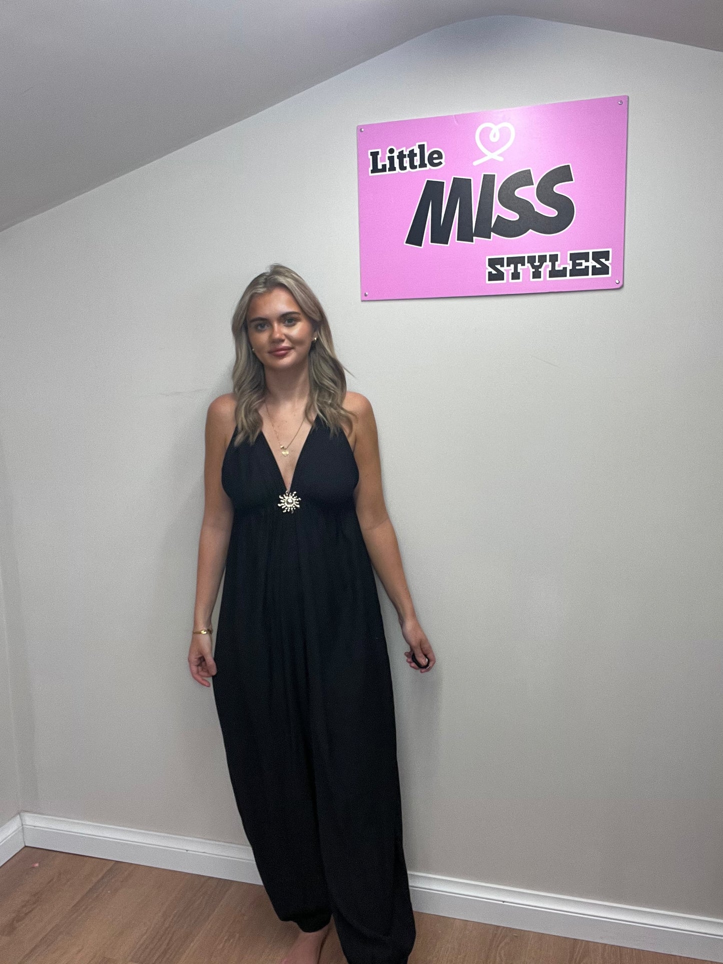 Cuffed jumpsuit