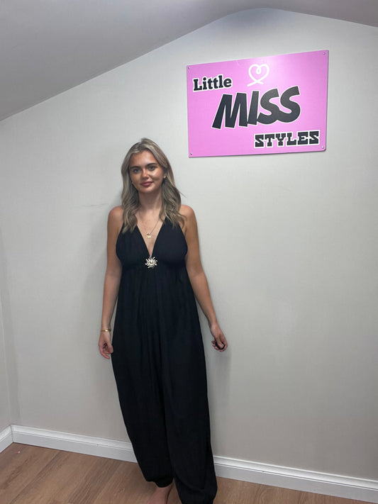 Cuffed jumpsuit