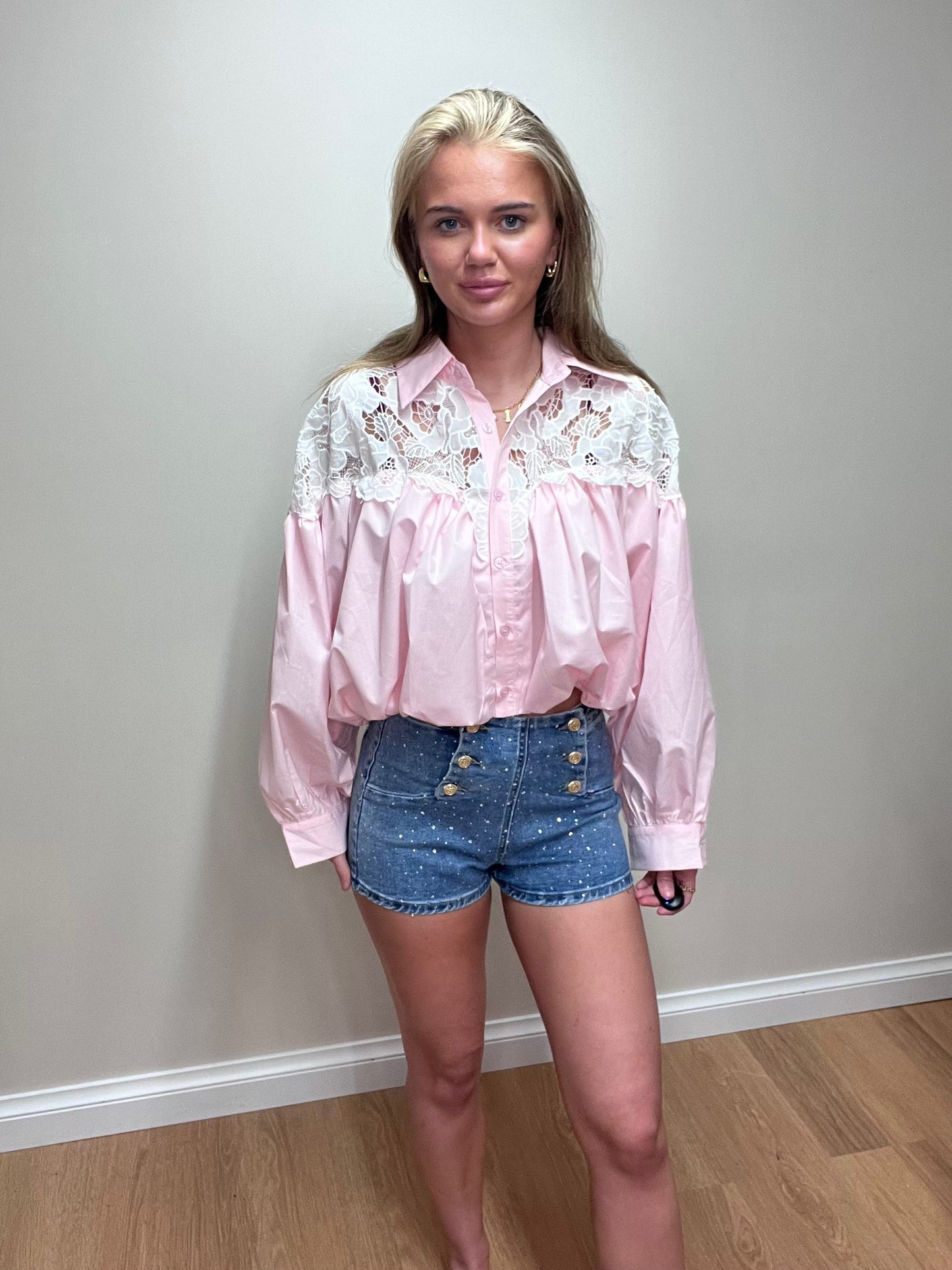 Pink blouse