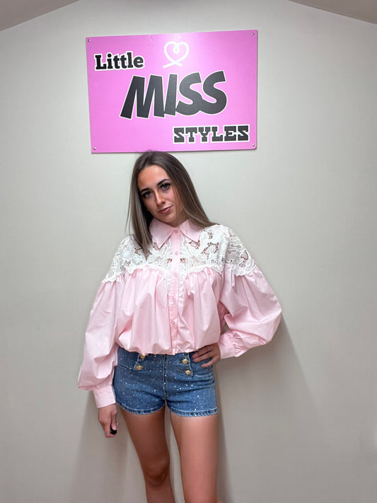 Pink blouse
