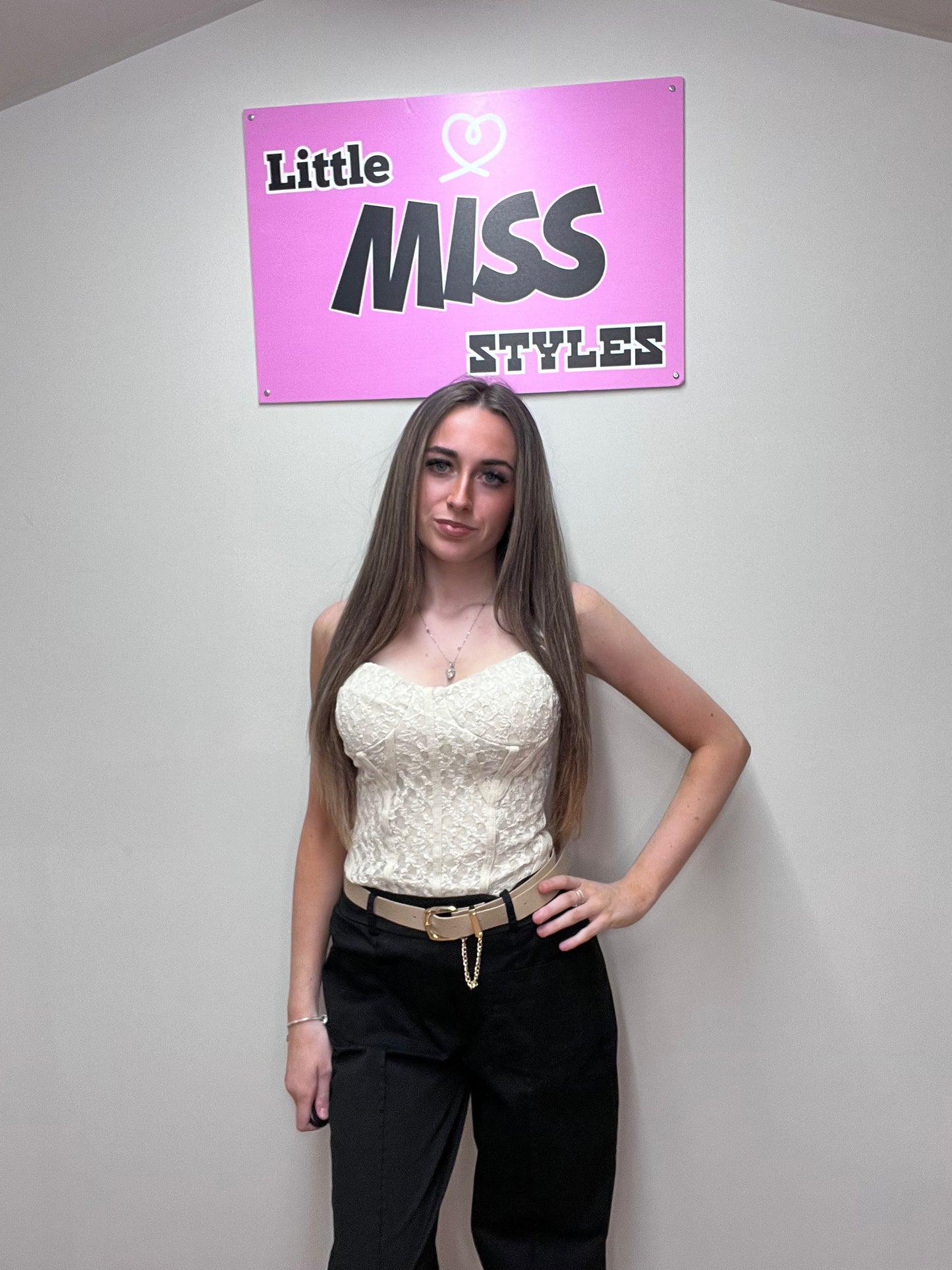 Lace corset tops