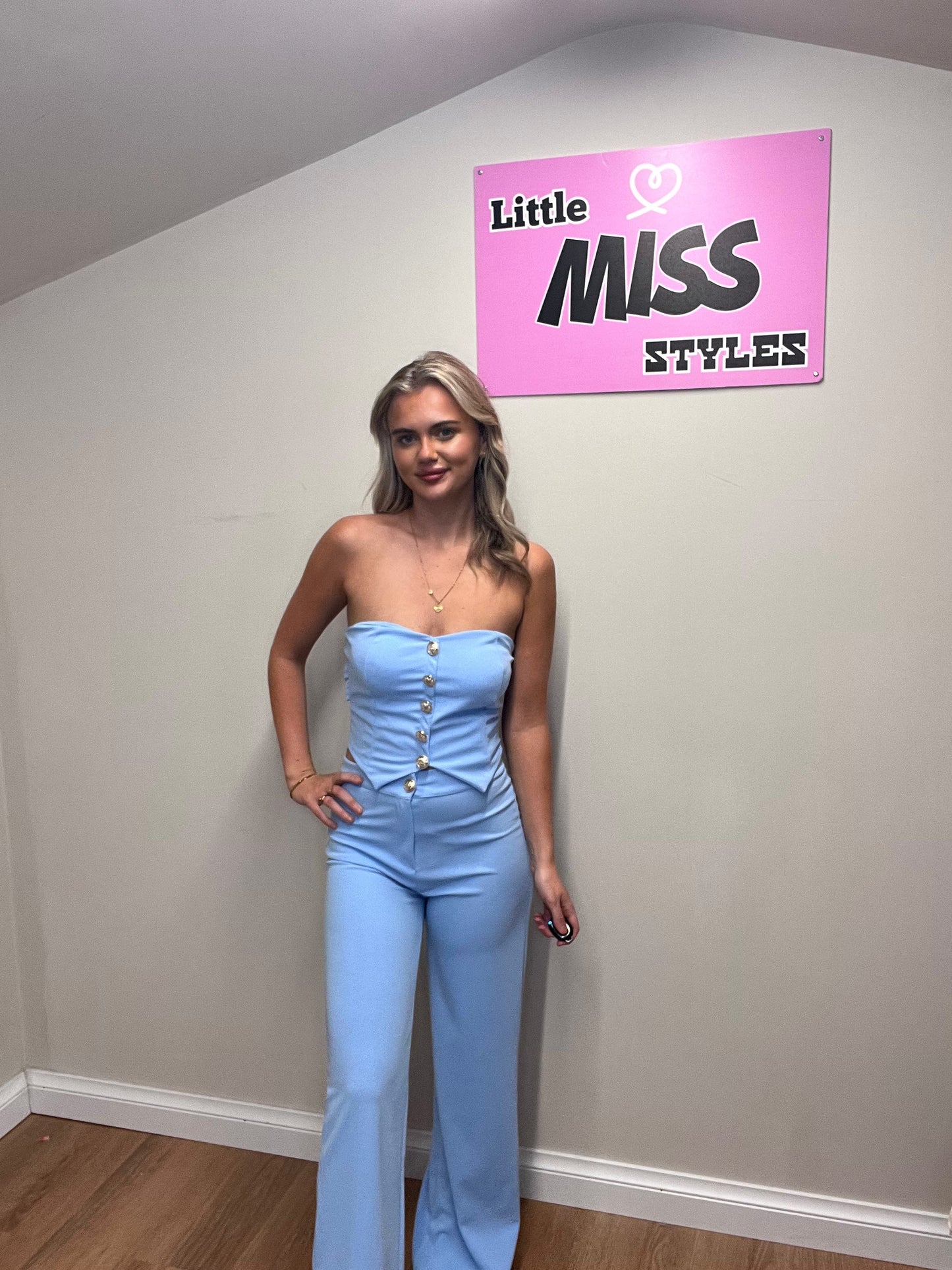 Bandeau Trouser set(various colours)